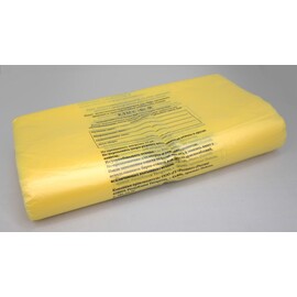 Пакет для медицинских отходов класс "Б" "Респект" 600*1000 мм, желтый, 100 шт.